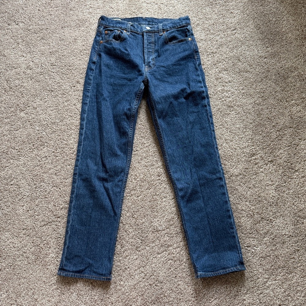 GAP Women's Straight Leg Jeans - Dark Blue